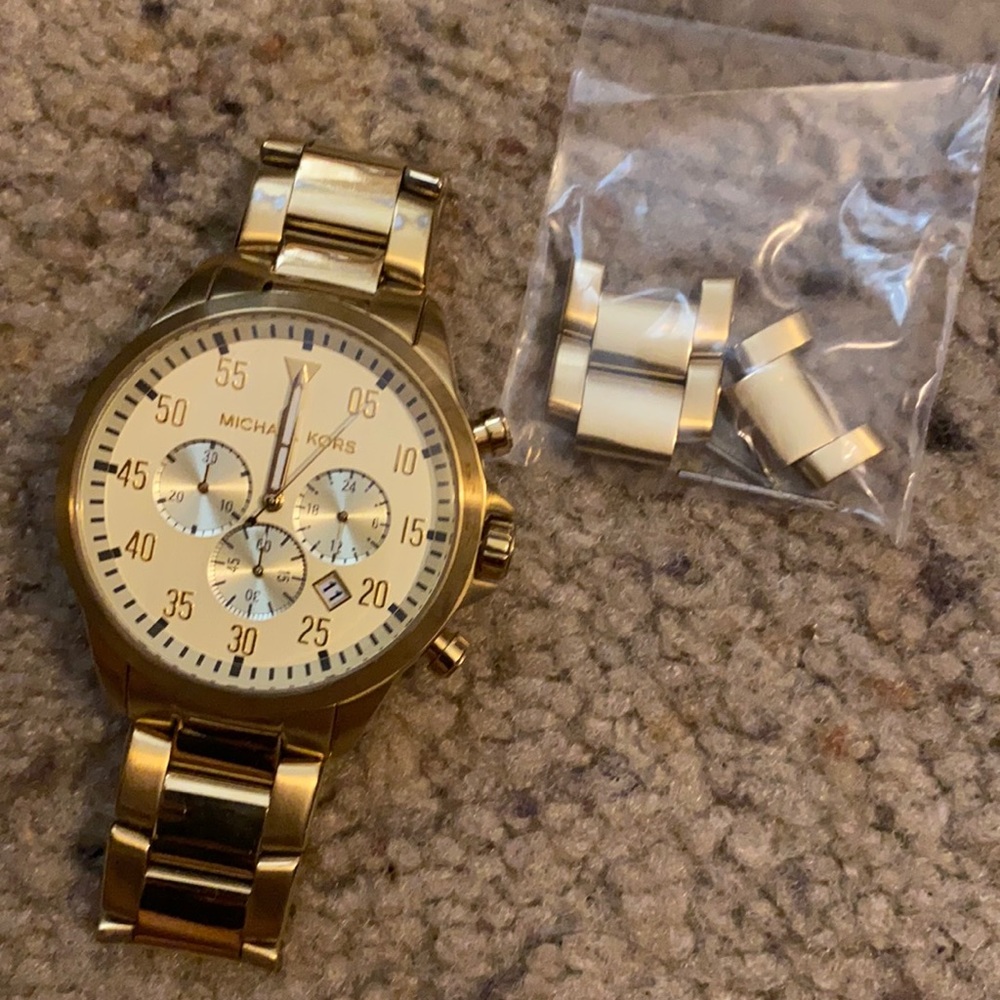 Gold MK Watch